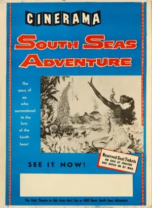 South Seas Adventure (1958) Drawstring Backpack - idPoster.com
