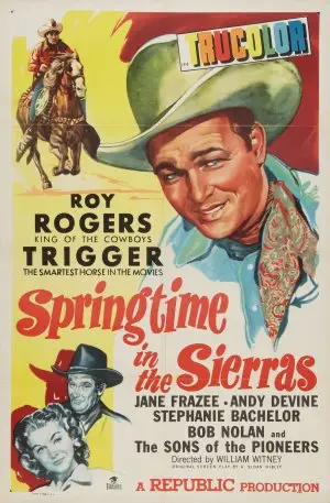 Springtime in the Sierras (1947) White T-Shirt - idPoster.com