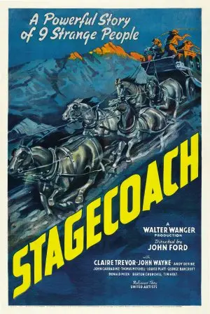 Stagecoach (1939) White T-Shirt - idPoster.com