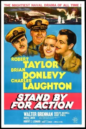 Stand by for Action (1942) Women's Colored Tank-Top - idPoster.com
