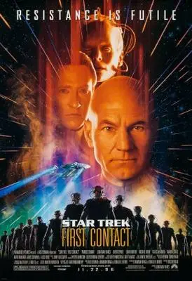 Star Trek: First Contact (1996) White T-Shirt - idPoster.com
