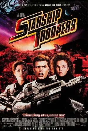 Starship Troopers (1997) Men's Colored  Long Sleeve T-Shirt - idPoster.com