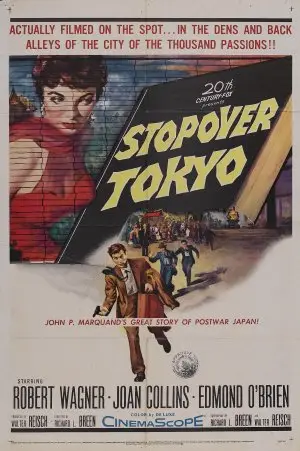 Stopover Tokyo (1957) Women's Colored Hoodie - idPoster.com