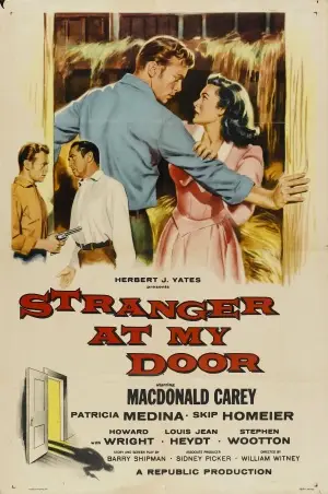 Stranger at My Door (1956) Men's Colored  Long Sleeve T-Shirt - idPoster.com