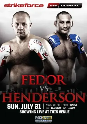 Strikeforce M-1 Global: Fedor vs. Henderson (2011) White T-Shirt - idPoster.com
