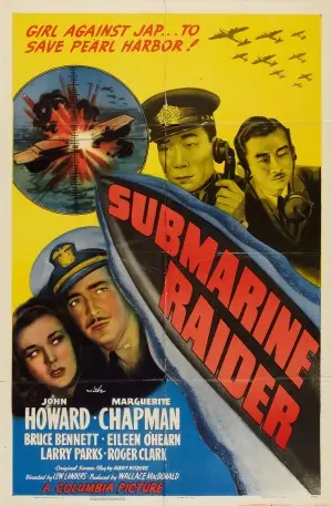 Submarine Raider (1942) White T-Shirt - idPoster.com