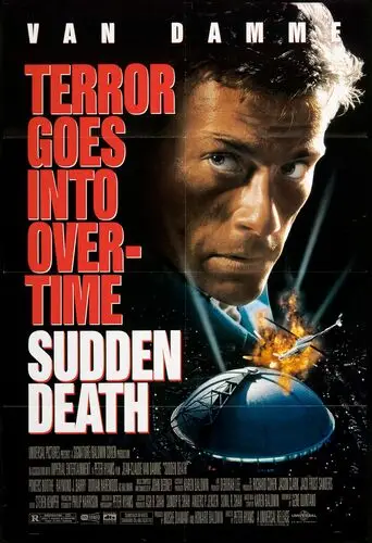 Sudden Death (1995) White T-Shirt - idPoster.com