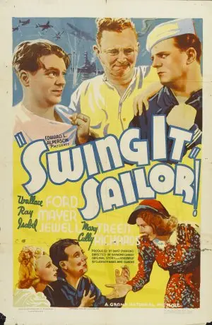 Swing It Sailor! (1938) White T-Shirt - idPoster.com