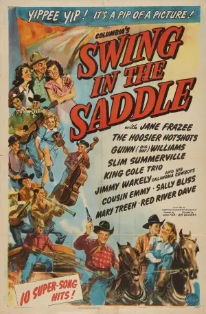 Swing in the Saddle (1944) White T-Shirt - idPoster.com
