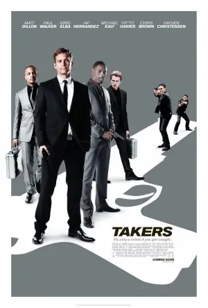 Takers (2010) White T-Shirt - idPoster.com
