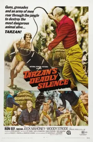Tarzan's Deadly Silence (1970) White T-Shirt - idPoster.com