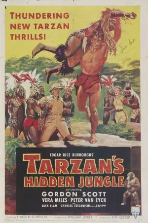 Tarzan's Hidden Jungle (1955) Wall Poster picture 437574