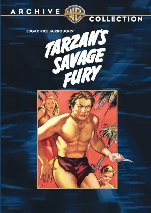 Tarzan's Savage Fury (1952) White Tank-Top - idPoster.com