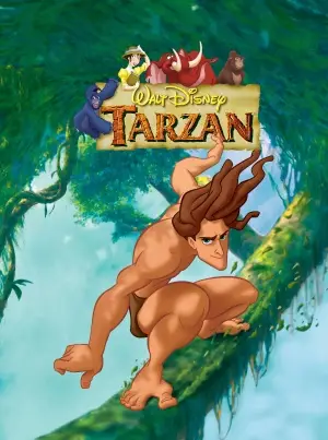 Tarzan (1999) Women's Colored Tank-Top - idPoster.com