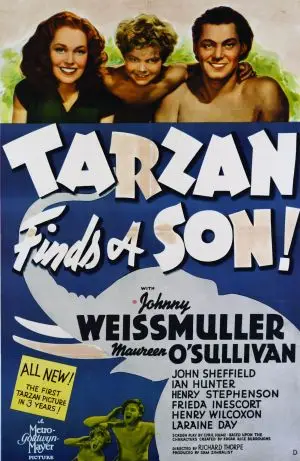 Tarzan Finds a Son (1939) Women's Colored Hoodie - idPoster.com