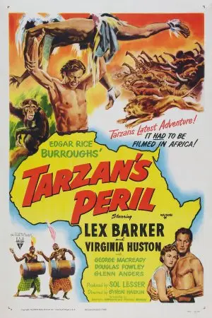 Tarzans Peril (1951) White T-Shirt - idPoster.com