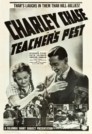 Teacher's Pest (1939) White T-Shirt - idPoster.com