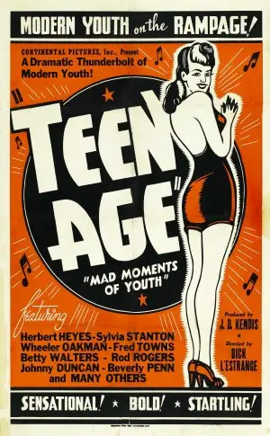 Teen Age (1944) White T-Shirt - idPoster.com
