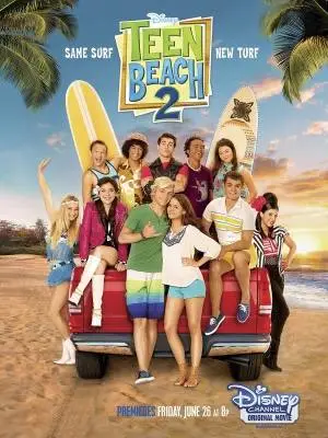 Teen Beach Movie 2 (2015) Men's Colored T-Shirt - idPoster.com