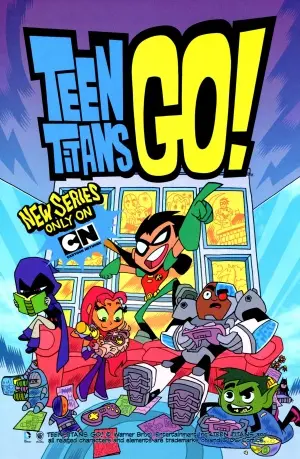 Teen Titans Go! (2013) White T-Shirt - idPoster.com