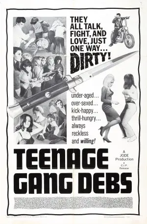 Teenage Gang Debs (1966) White T-Shirt - idPoster.com