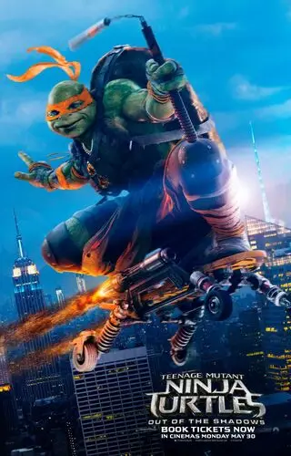 Teenage Mutant Ninja Turtles Out of the Shadows (2016) Drawstring Backpack - idPoster.com