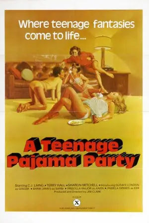 Teenage Pajama Party (1977) White T-Shirt - idPoster.com