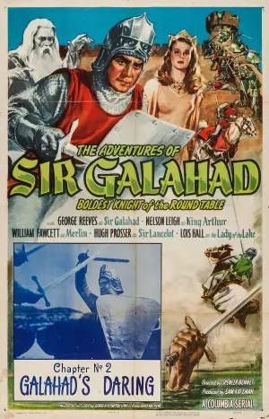 The Adventures of Sir Galahad (1949) White T-Shirt - idPoster.com
