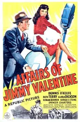 The Affairs of Jimmy Valentine (1942) Women's Colored  Long Sleeve T-Shirt - idPoster.com