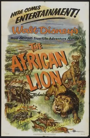 The African Lion (1955) White Tank-Top - idPoster.com