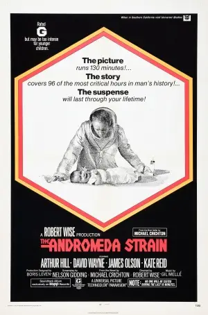 The Andromeda Strain (1971) White T-Shirt - idPoster.com