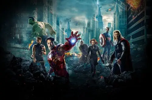 The Avengers (2012) Drawstring Backpack - idPoster.com