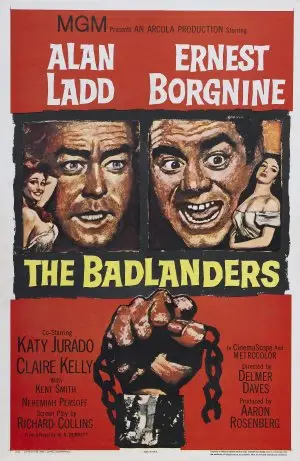 The Badlanders (1958) White T-Shirt - idPoster.com