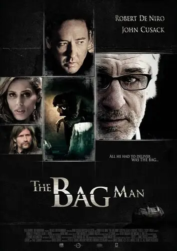 The Bag Man (2014) White T-Shirt - idPoster.com