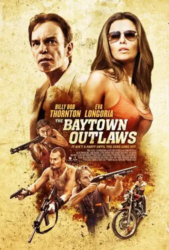 The Baytown Outlaws (2013) White Tank-Top - idPoster.com