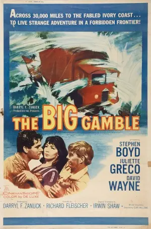 The Big Gamble (1961) Women's Colored  Long Sleeve T-Shirt - idPoster.com