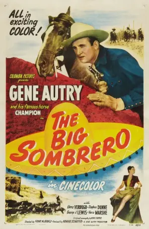 The Big Sombrero (1949) Drawstring Backpack - idPoster.com