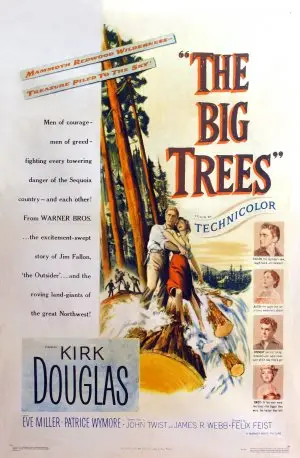 The Big Trees (1952) Men's Colored  Long Sleeve T-Shirt - idPoster.com