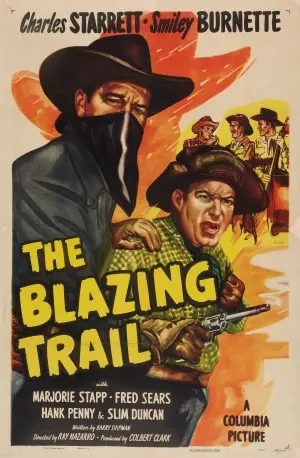 The Blazing Trail (1949) Women's Colored  Long Sleeve T-Shirt - idPoster.com