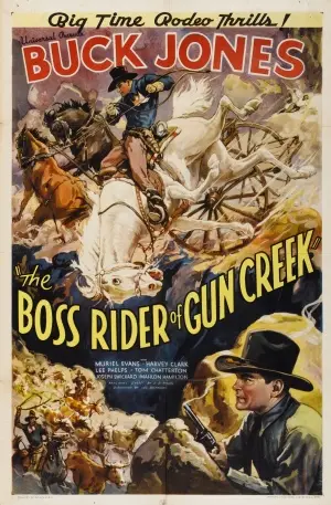The Boss Rider of Gun Creek (1936) Men's Colored T-Shirt - idPoster.com