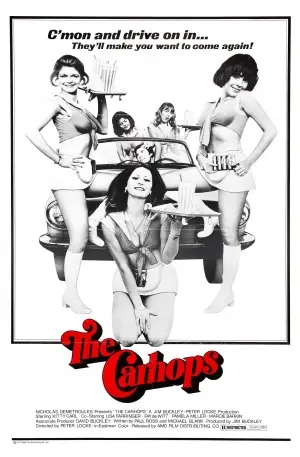 The Carhops (1975) White T-Shirt - idPoster.com