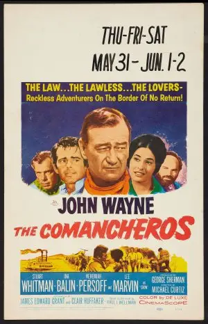 The Comancheros (1961) White T-Shirt - idPoster.com