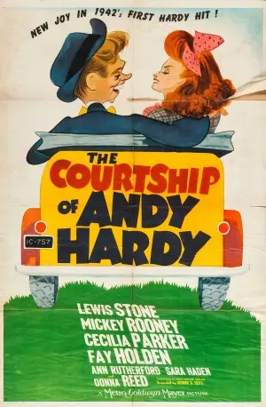 The Courtship of Andy Hardy (1942) Men's Colored  Long Sleeve T-Shirt - idPoster.com