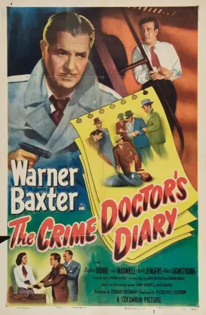 The Crime Doctor's Diary (1949) White T-Shirt - idPoster.com