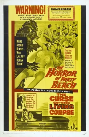 The Curse of the Living Corpse (1964) Men's Colored  Long Sleeve T-Shirt - idPoster.com