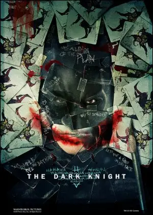 The Dark Knight (2008) Men's Colored T-Shirt - idPoster.com