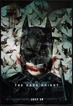 The Dark Knight (2008) White T-Shirt - idPoster.com