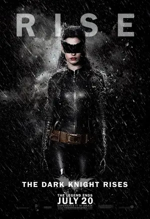 The Dark Knight Rises (2012) Women's Colored T-Shirt - idPoster.com