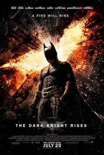 The Dark Knight Rises (2012) White T-Shirt - idPoster.com