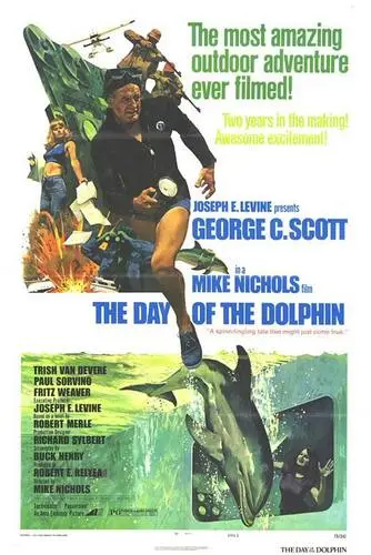 The Day of the Dolphin (1973) Women's Colored  Long Sleeve T-Shirt - idPoster.com